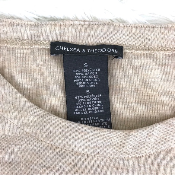 CHELSEA AND THEODORE asymmetrical top s Small - Picture 2 of 5